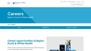
                            6. Careers - Baylor Scott & White Health