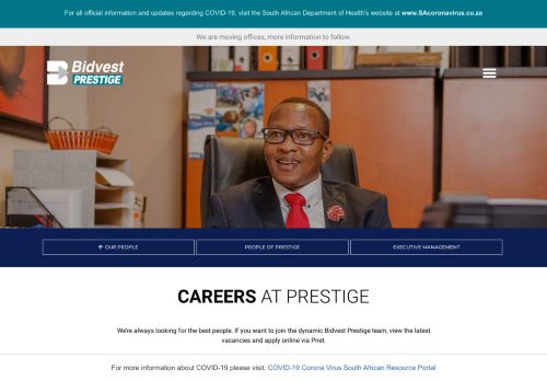 
                            3. Careers - Bidvest Prestige