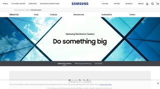 
                            3. Careers Center | Samsung US