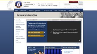 
                            2. Careers — Central Intelligence Agency