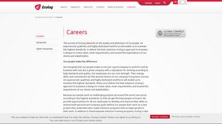 
                            3. Careers - Ecolog International