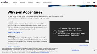 
                            4. Careers for Students at Accenture