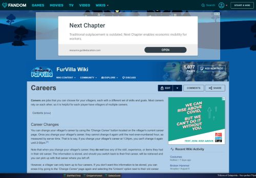
                            5. Careers | FurVilla Wiki | FANDOM powered by Wikia
