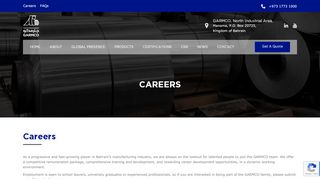 
                            12. Careers | GARMCO