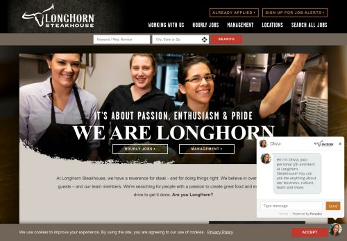 
                            8. Careers Home | LongHorn Steakhouse