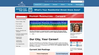 
                            8. Careers - Human Resources - City of Winnipeg