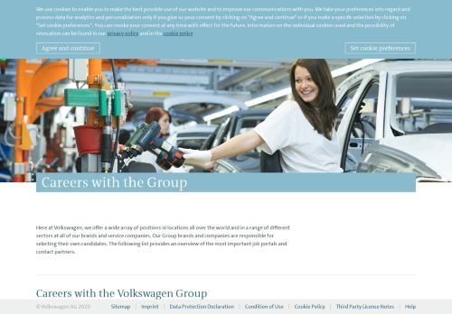 
                            8. Careers in the Volkswagen Group - Volkswagen AG