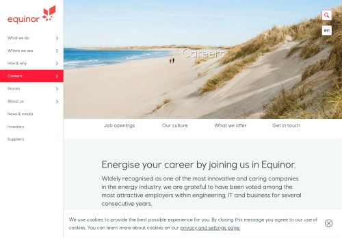 
                            2. Careers - interested in a career in Equinor - equinor.com