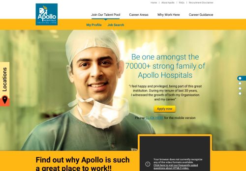 
                            11. Careers - Join Apollo Hospitals