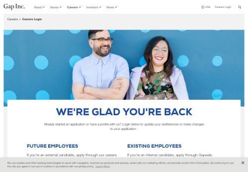 
                            4. Careers Login | Gap Inc.