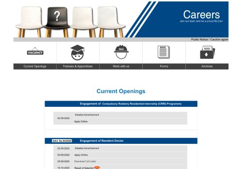 
                            3. Careers - NLC