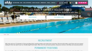 
                            12. Careers : recruitment : siblu holidays in France