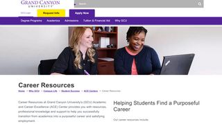 
                            5. Careers Resources | ACE Centers | Grand Canyon University