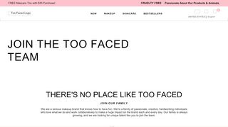 
                            2. Careers - Too Faced