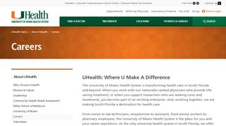 
                            4. Careers | University of Miami Health System