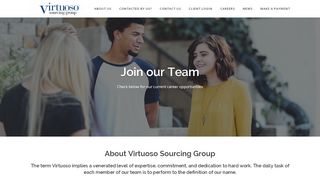 
                            10. Careers – Virtuoso Sourcing Group | Reconnecting Organizations with ...