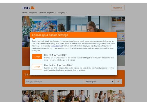 
                            8. Careers - Working at ING