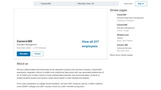 
                            13. Careers360 | LinkedIn