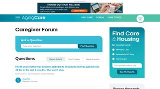 
                            11. Caregiver Forum and Support Group - AgingCare.com