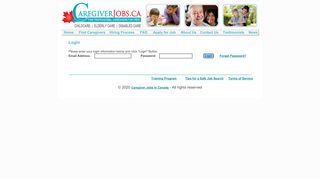 
                            1. Caregiver Jobs - Live in Caregiver - Login - CaregiverJobs.ca