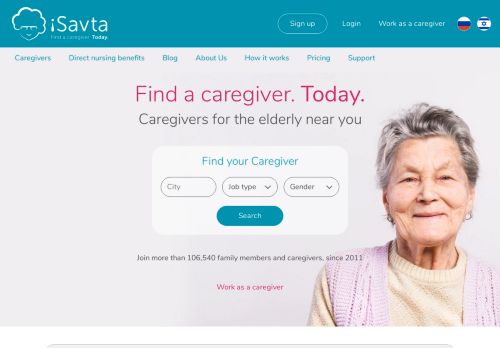 
                            3. Caregiving Jobs in Israel iSavta.co.il