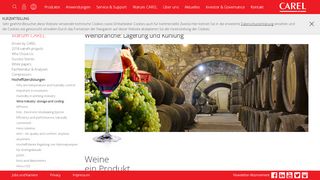 
                            12. CAREL - Wine industry: storage and cooling