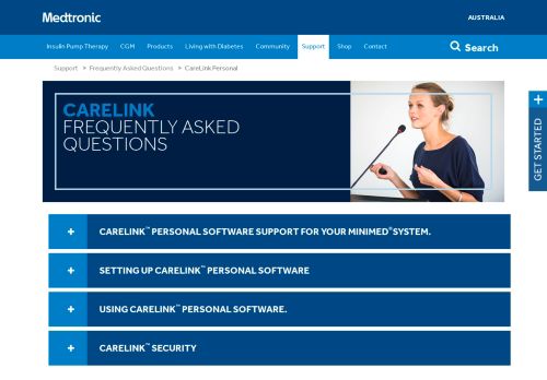 
                            12. CareLink Software - Medtronic-diabetes.com.au