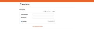 
                            4. Carenet: Inloggen