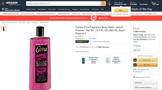 
                            13. Caress Fine Fragrance Body Wash - Adore Forever - Net Wt. 13.5 FL ...