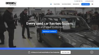 
                            12. CARFAX® for Dealers: Vehicle History and Listing Solutions for Dealers