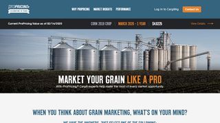 
                            8. Cargill ProPricing | Grain Marketing Contracts With The Pros