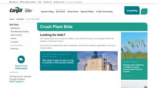 
                            11. CargillAg.ca - Crush Plant Bids