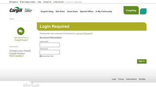 
                            4. CargillAg.ca - Login Required