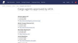 
                            5. Cargo agents approved by IATA