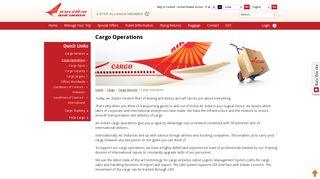 
                            5. Cargo Operations - Air India