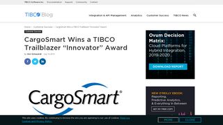 
                            7. CargoSmart Wins a TIBCO Trailblazer 
