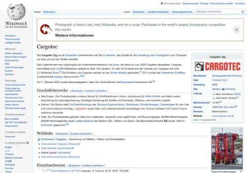 
                            9. Cargotec – Wikipedia