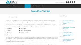 
                            12. CargoWise Training - TBOS