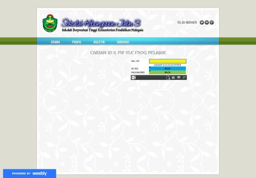 
                            6. Carian ID dan Password VLE Frog Murid - Sekolah ...