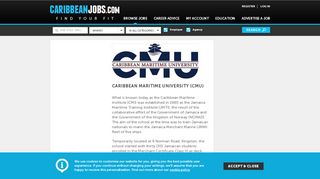 
                            10. Caribbean Maritime University (CMU) careers, current jobs at ...