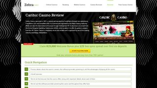 
                            3. Caribic Casino Review | R25,000 Plus 125 Free Spins Welcome ...