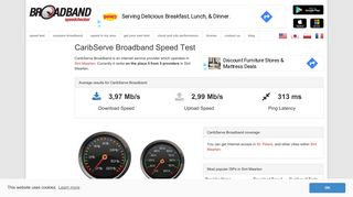 
                            12. CaribServe Broadband Speed Test - Broadband Speed Checker