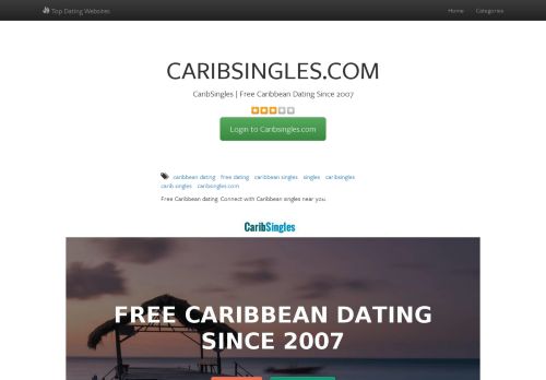 
                            7. CaribSingles | Free Caribbean Dating Since 2007 - caribsingles.com