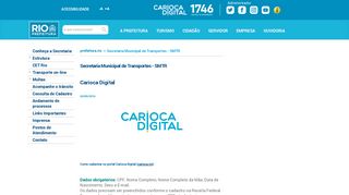 
                            4. Carioca Digital - Prefeitura do Rio