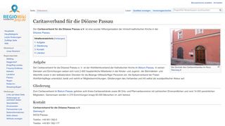 
                            11. Caritasverband für die Diözese Passau – RegioWiki Niederbayern