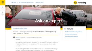 
                            5. Carjam and VIR showing wrong description of the car | AA New Zealand