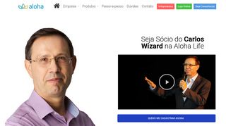 
                            3. Carlos Wizard | Aloha: Aloha Life - Cadastro Online