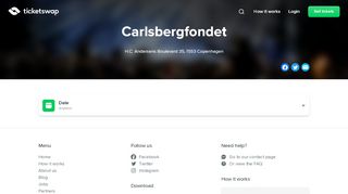 
                            7. Carlsbergfondet (Copenhagen) – TicketSwap