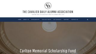 
                            10. Carlton Memorial Scholarship Fund - The Cavalier Daily Alumni ...