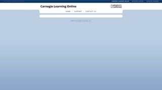 
                            3. Carnegie Learning Online - Login Page
